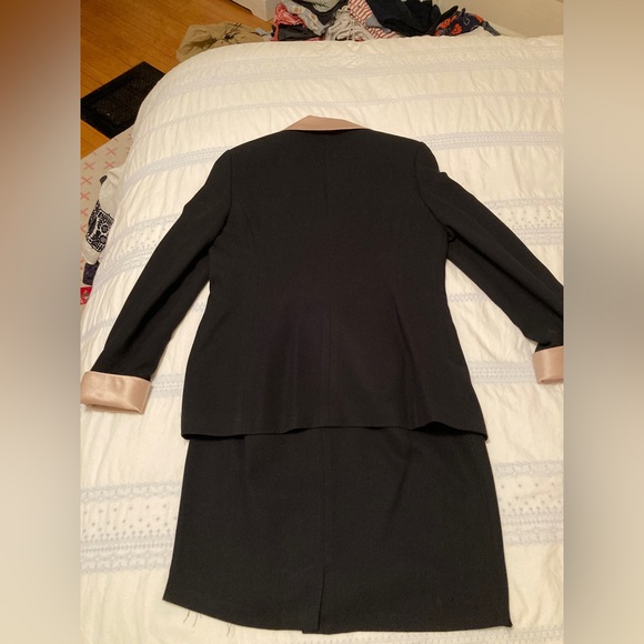 FILENE’S Valerie Stevens— Dark Navy Evening Suit. Elegant! Sz 6 - Picture 3 of 14